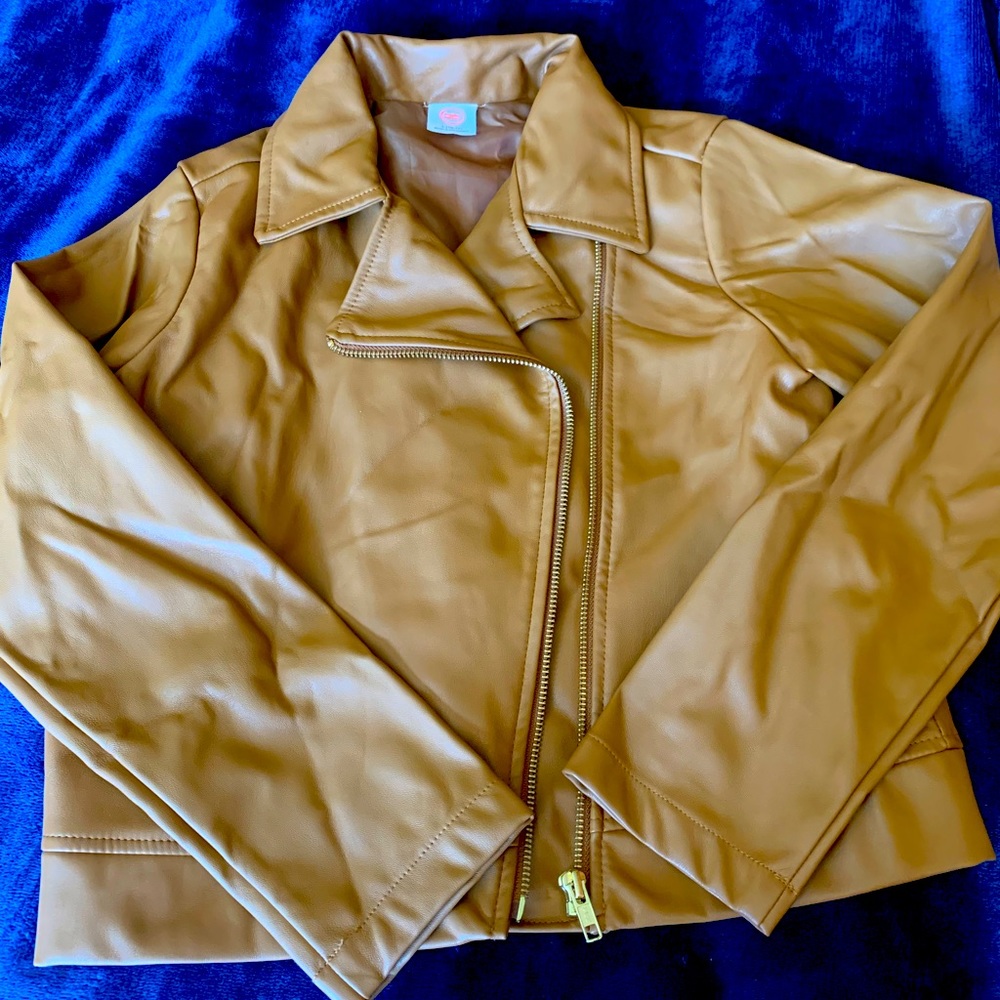 Play leather jacket, Carmel